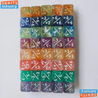 10pcs/set 16mm Three Color Addition Subtraction Positive Negative Symbol Dice Set Dnd D6 Digital Dice for Board Game Wanzhi Card