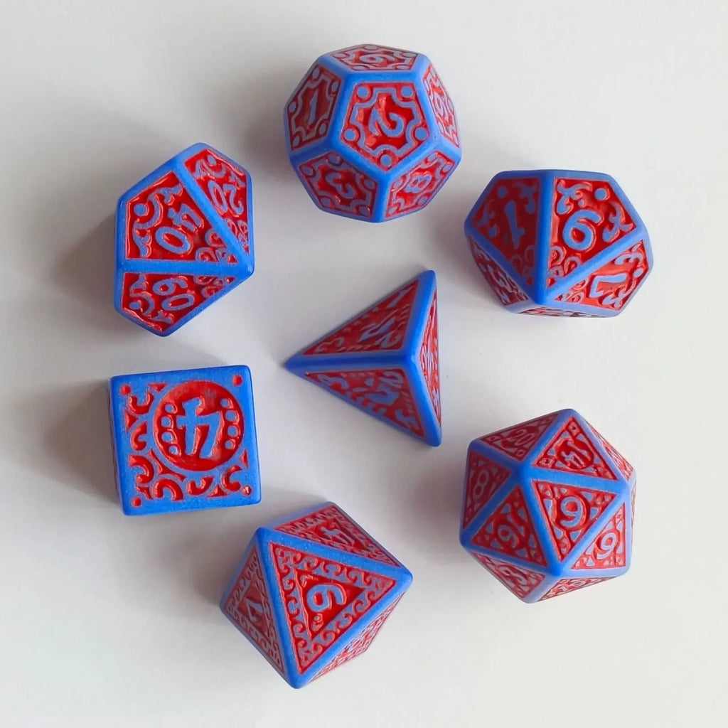 7pcs/set Hollow Acrylic Number Dice for DND Cthulhu COC RPG Board Game Running Team Entertainment Polyhedral Dice DND Dice Set